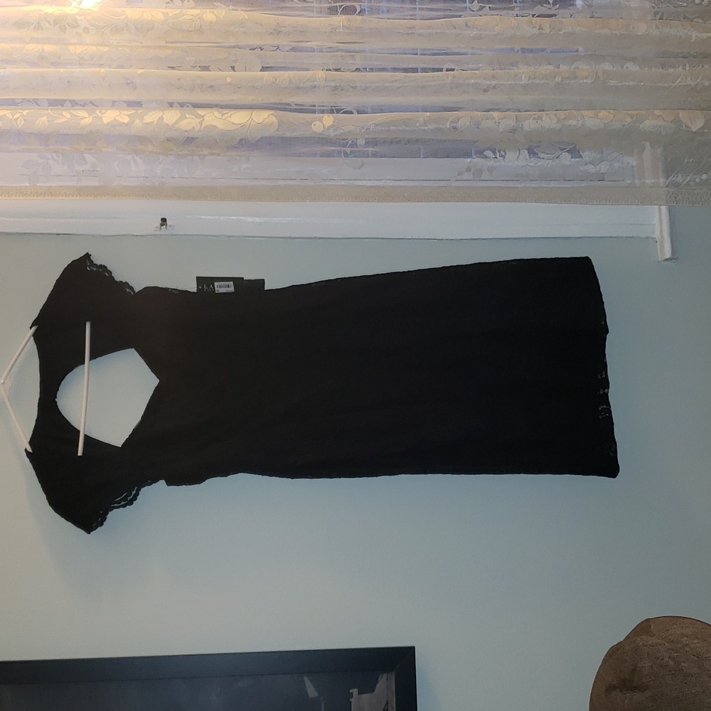 Black Ralph Lauren Evening Lace Dress
